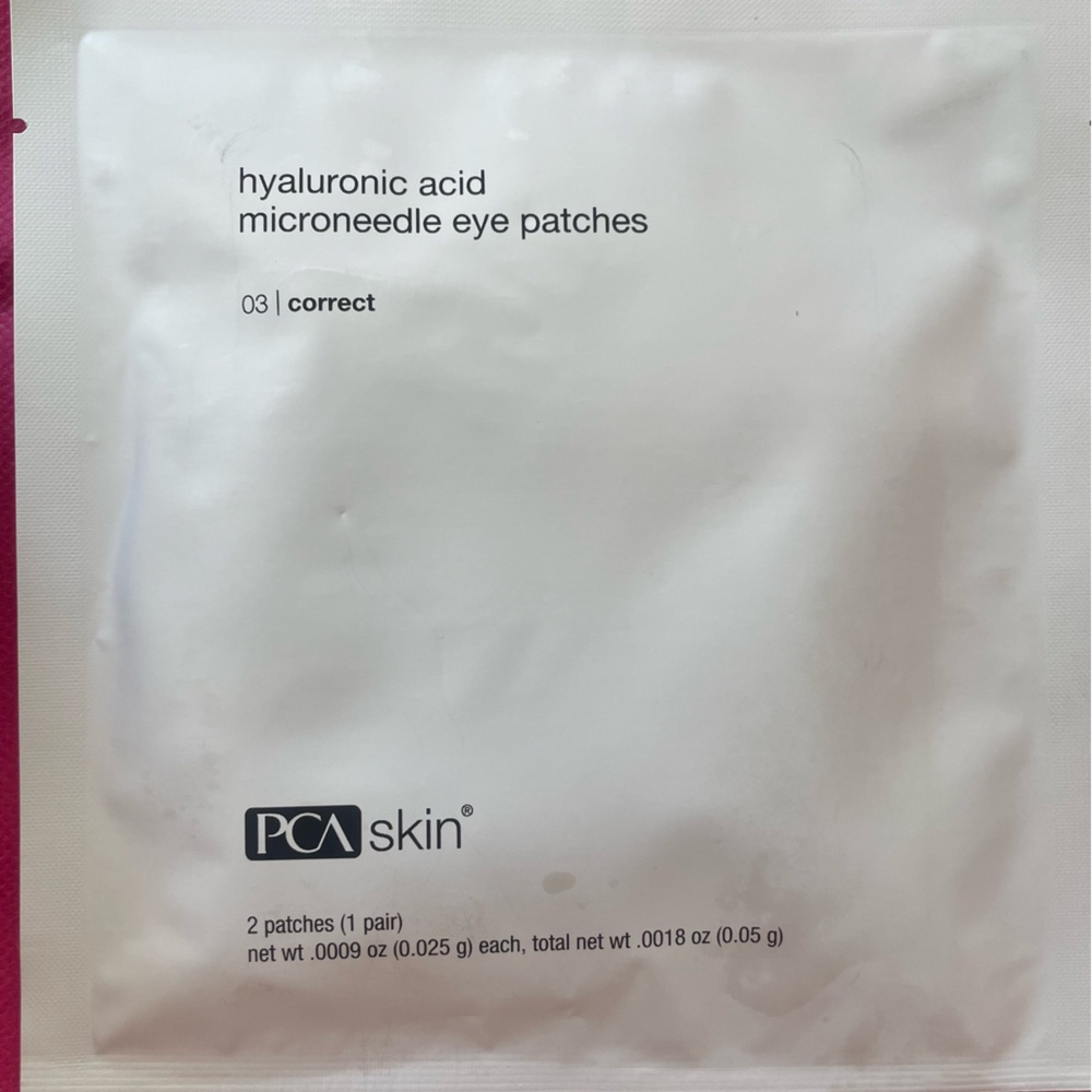 $16 ADD ON - PCA Skin Hyaluronic Acid Microneedle Eye Patches
